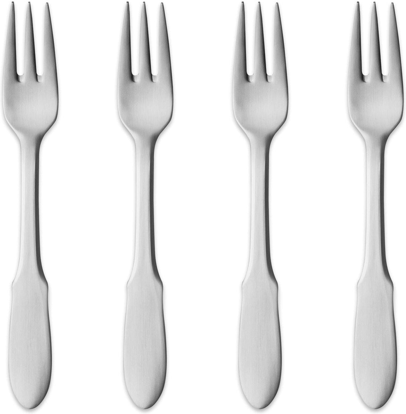 [product_category]-Georg Jensen Mitra Cake Fork, Set Of 4-Georg Jensen-5713275066545-10014976-GEO-1