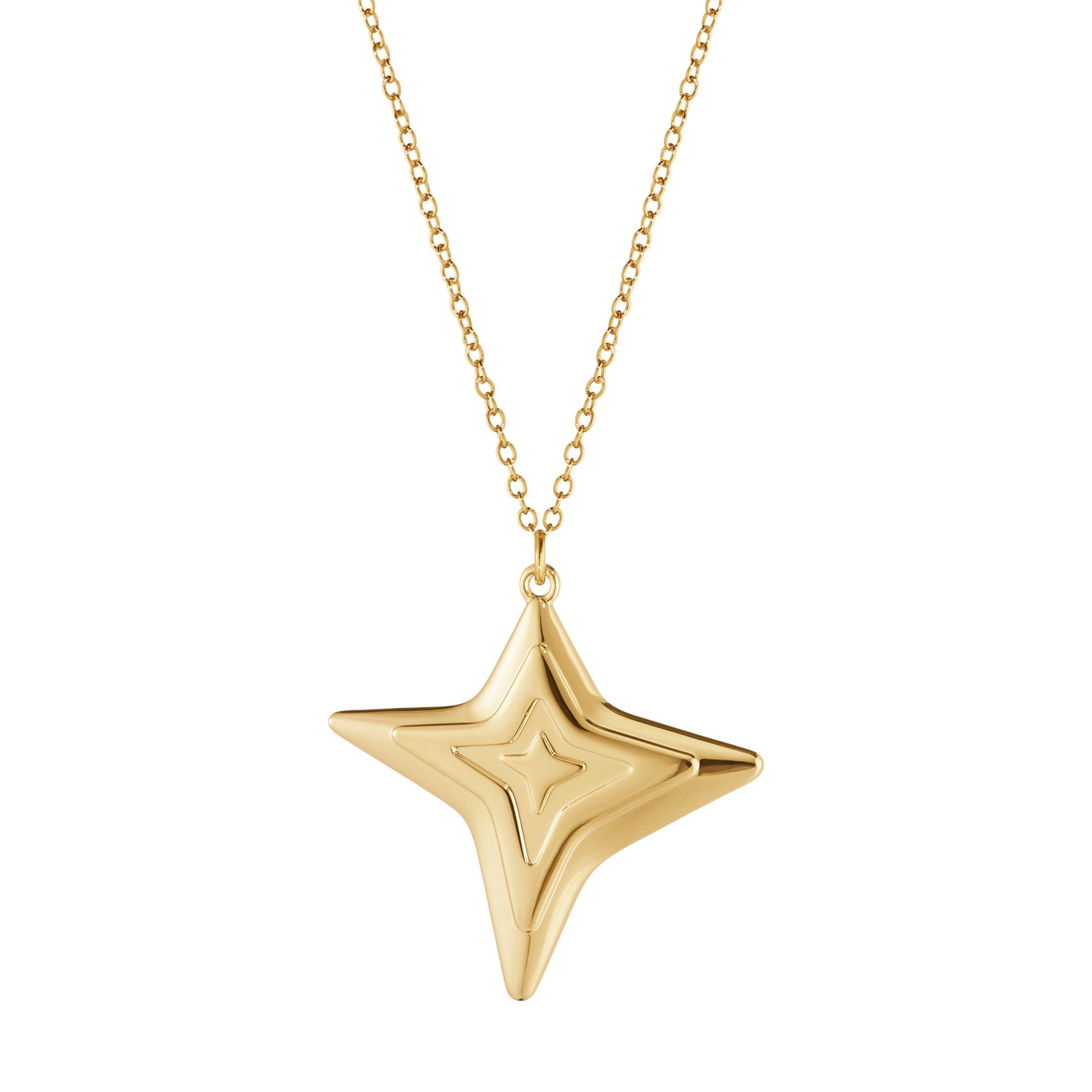 [product_category]-Georg Jensen Ornament Four Pointed Star, Gilded-Georg Jensen-5713275208266-10019947-GEO-1