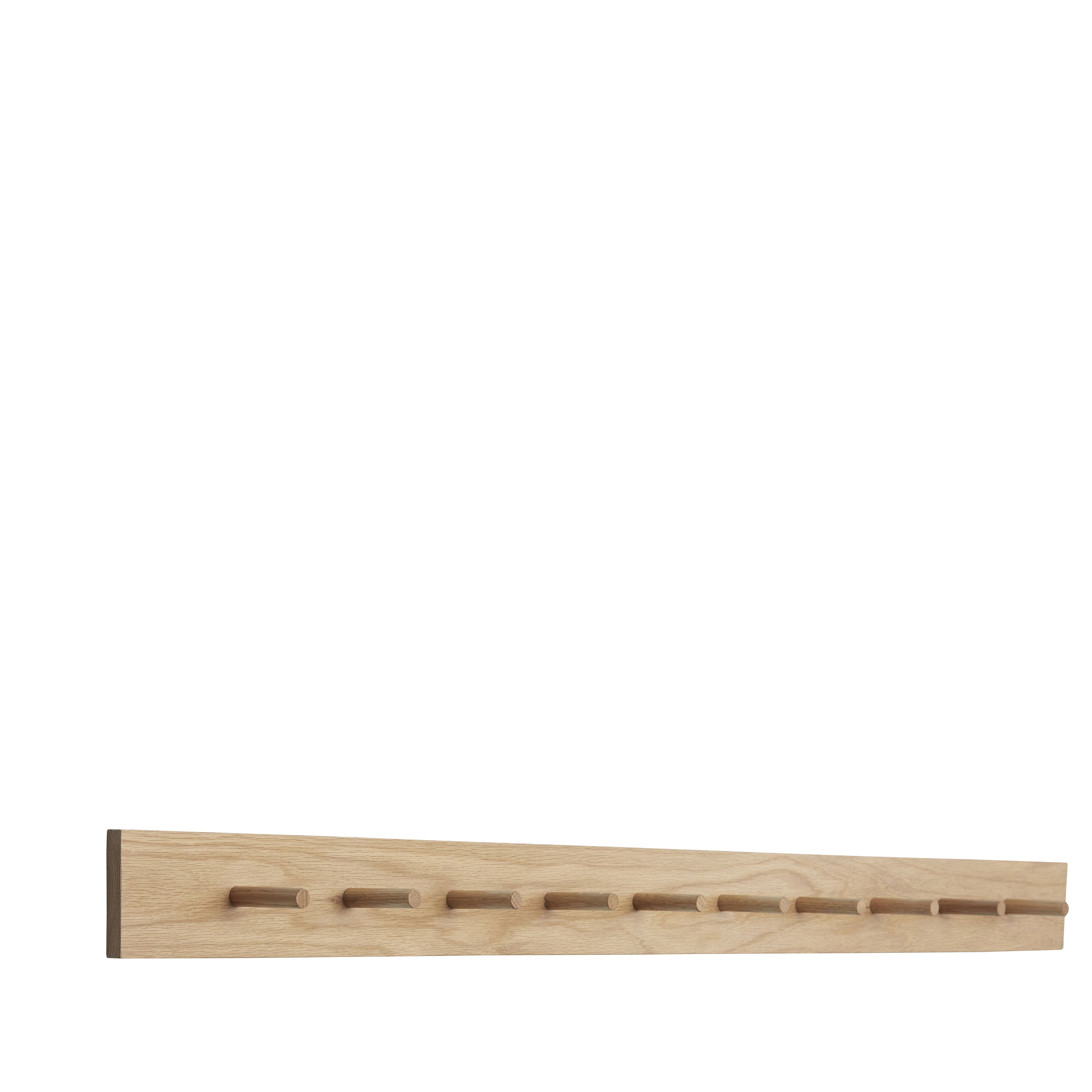 [product_category]-Hübsch Folk Hook Bar With 10 Hooks Oak Fsc Natural-Hübsch-5712772105764-889046F-HUB-1