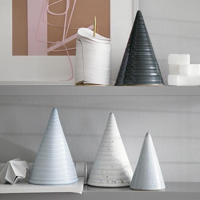 Kähler Glaze Cone, Light Gray