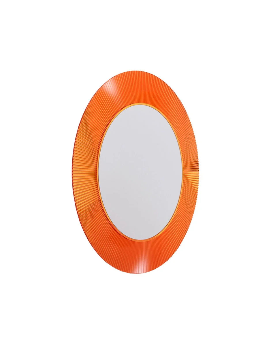 [product_category]-Kartell All Saints Mirror With Lighting, Tangerin Orange-Kartell-8058967200249-09953AT-KAR-2