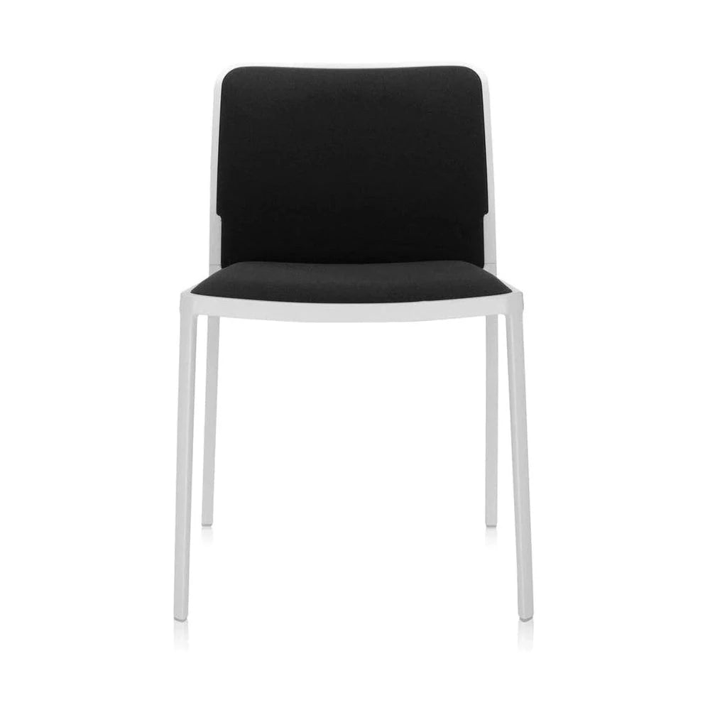 [product_category]-Kartell Audrey Soft Chair, White/Black-Kartell-8058967162431-05975BB-KAR-1