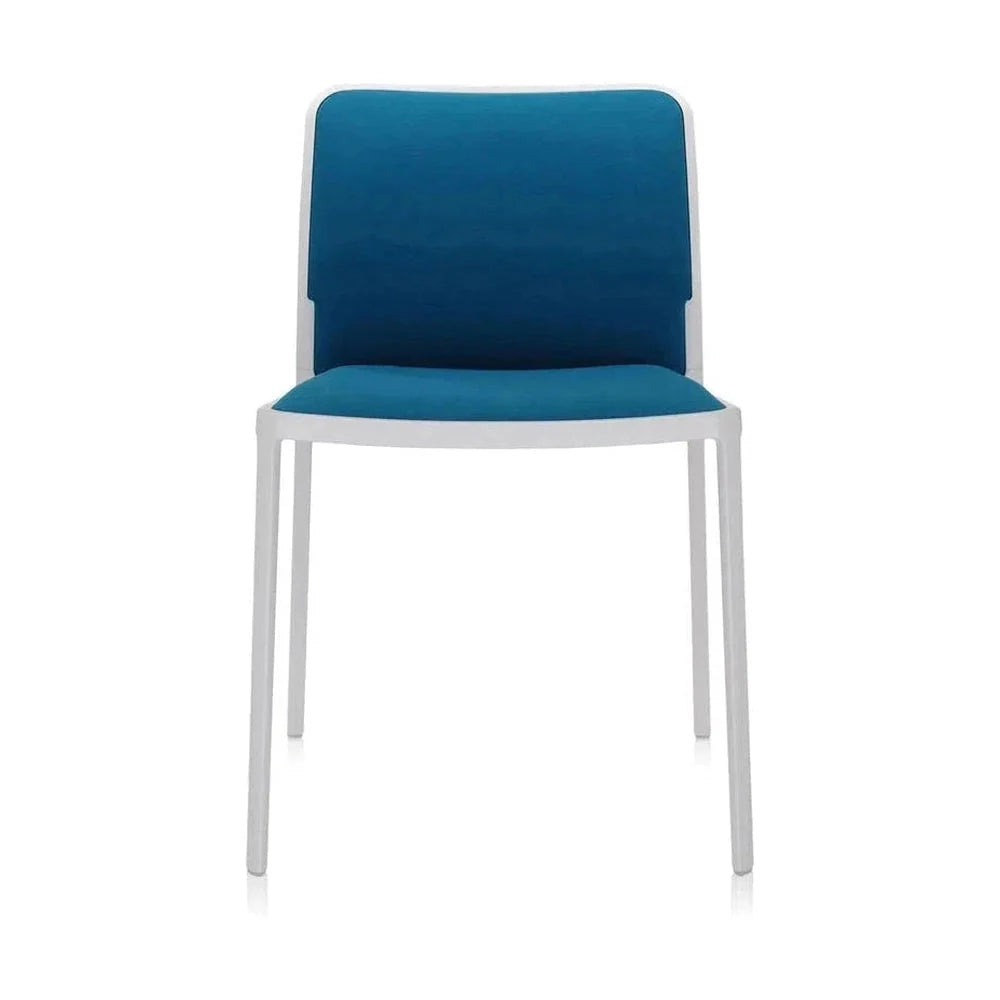 [product_category]-Kartell Audrey Soft Chair, White/Teal Blue-Kartell-8058967162233-05975BR-KAR-1