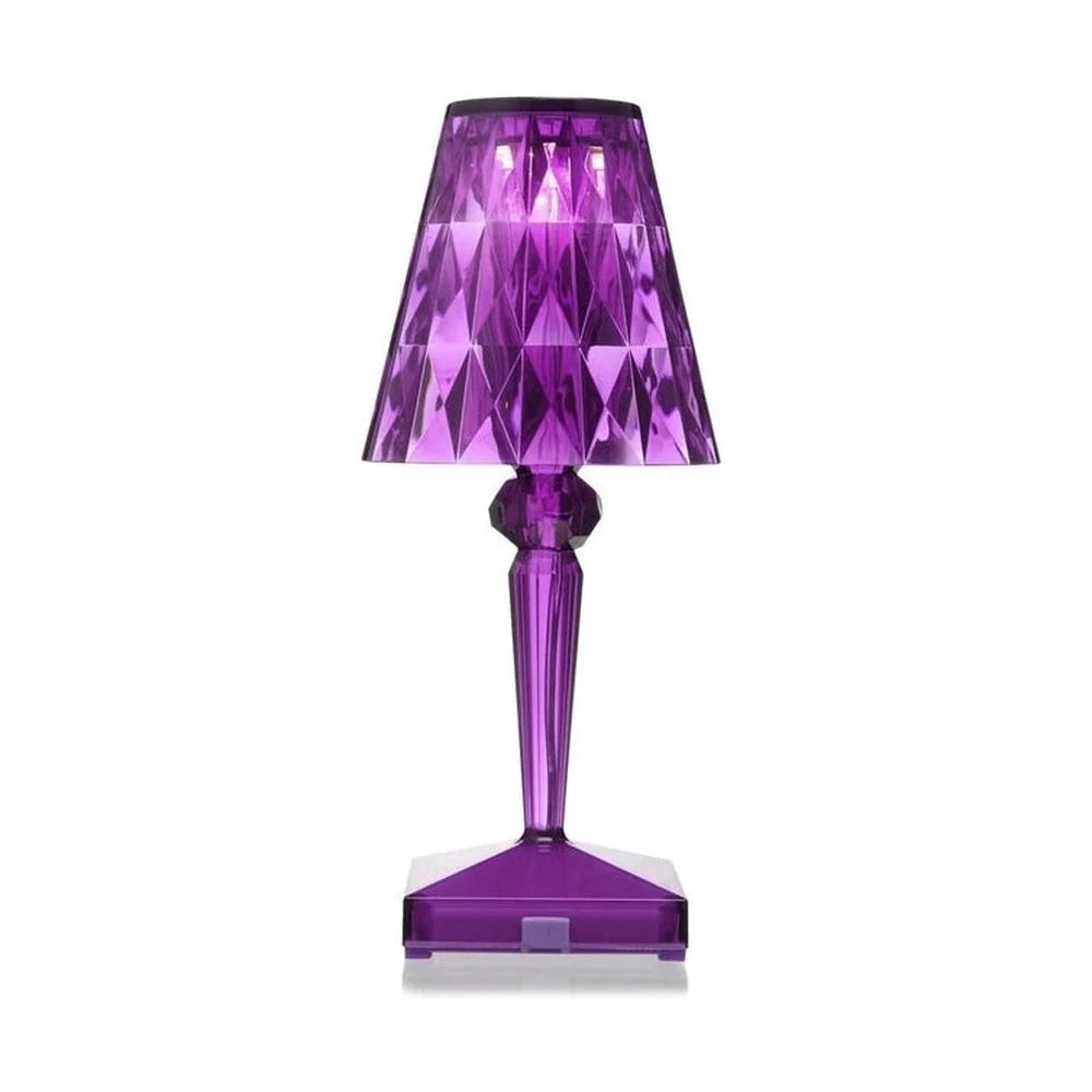[product_category]-Kartell Battery Table Lamp, Plum-Kartell-8058967199581-09140PR-KAR-1