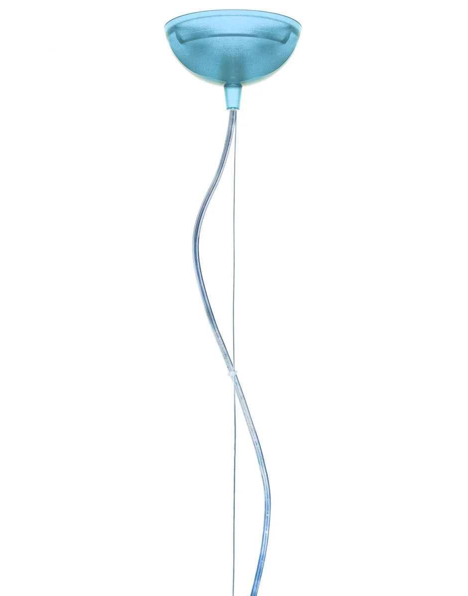 [product_category]-Kartell Fl/Y Suspension Lamp Small, Transparent/Blue-Kartell-8058967205138-09053K2-KAR-2
