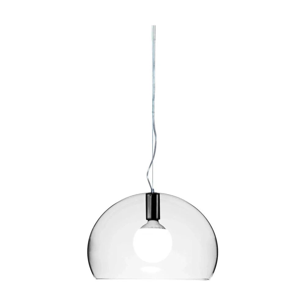 [product_category]-Kartell Fl/Y Suspension Lamp Small, Transparent/Crystal-Kartell-8058967205114-09053B4-KAR-1