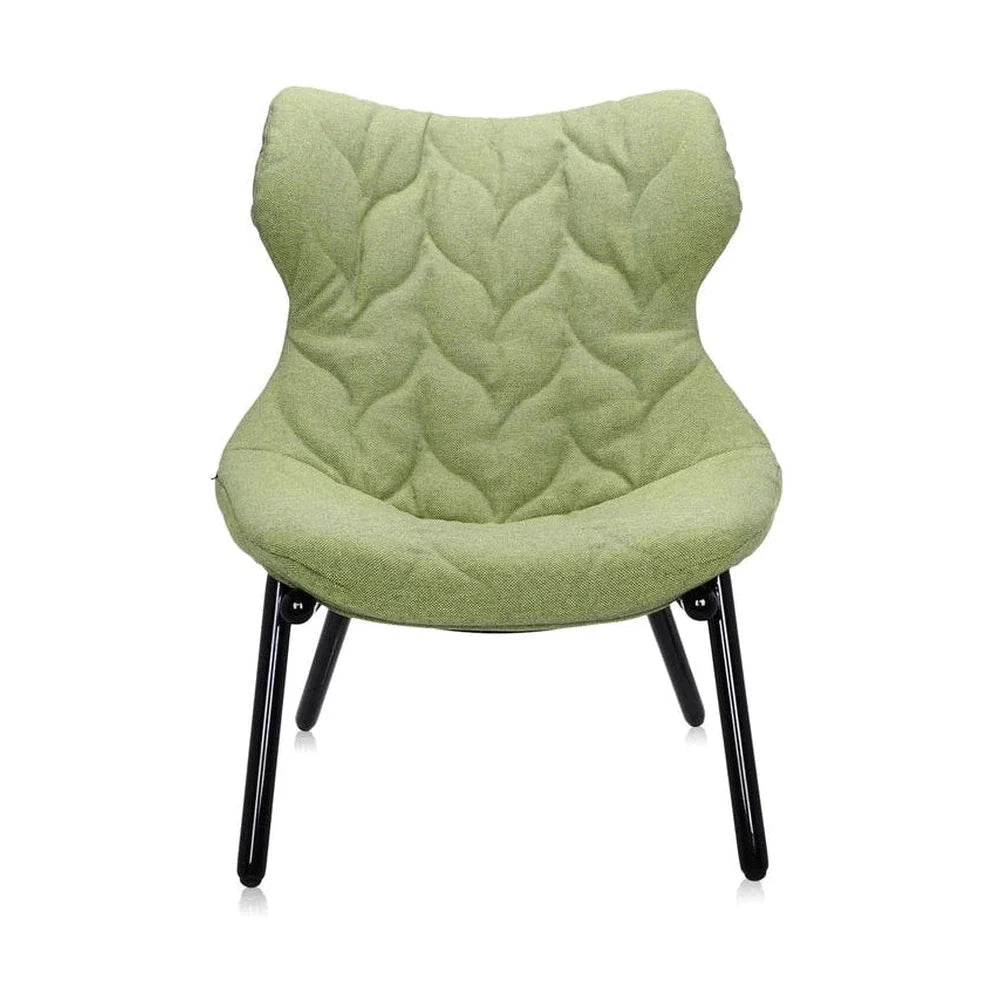[product_category]-Kartell Foliage Armchair Trevira, Black/Green-Kartell-8058967182439-06086ND-KAR-1
