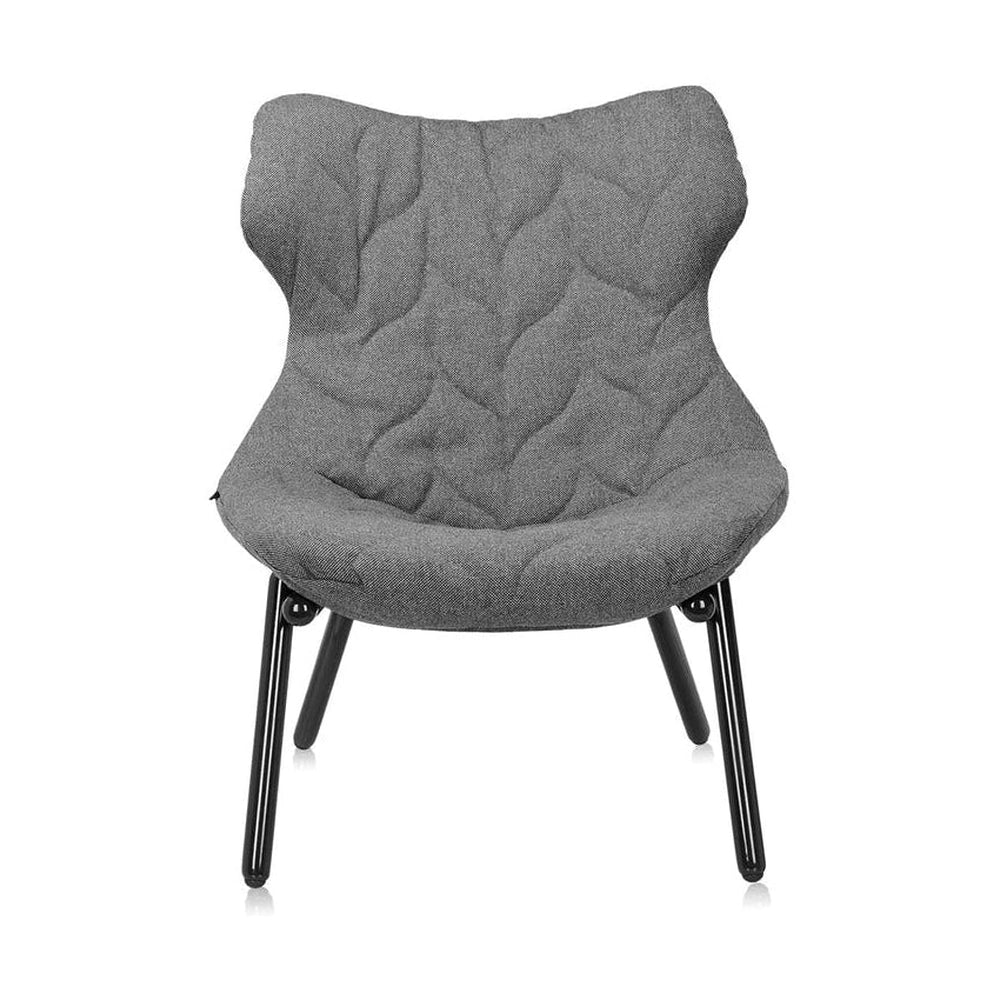 [product_category]-Kartell Foliage Armchair Trevira, Black/Grey-Kartell-8058967182415-06086NC-KAR-1