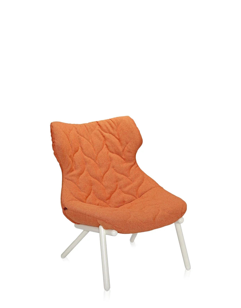 [product_category]-Kartell Foliage Armchair Trevira, White/Orange-Kartell-8058967182019-06086BB-KAR-2