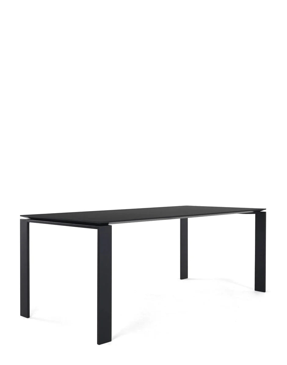 [product_category]-Kartell Four Desk 190x90 Cm, Black-Kartell-8058967312683-0451485-KAR-2