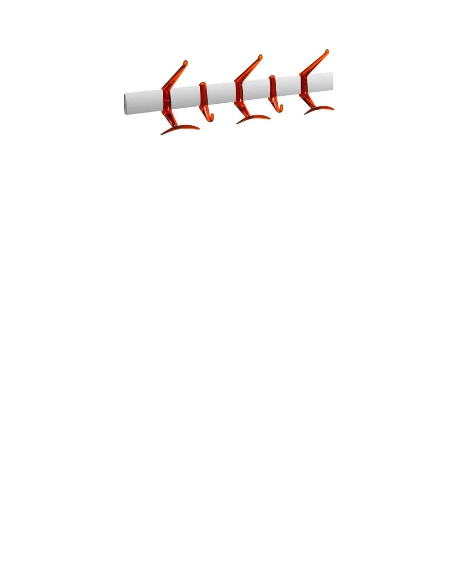 [product_category]-Kartell Hanger Wall 60 Cm, Orange Red-Kartell-8058967089776-0817271-KAR-2