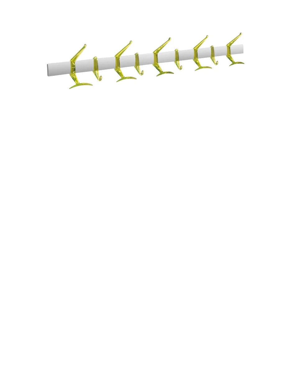 [product_category]-Kartell Hanger Wall 90 Cm, Yellow-Kartell-8058967089912-0817473-KAR-2