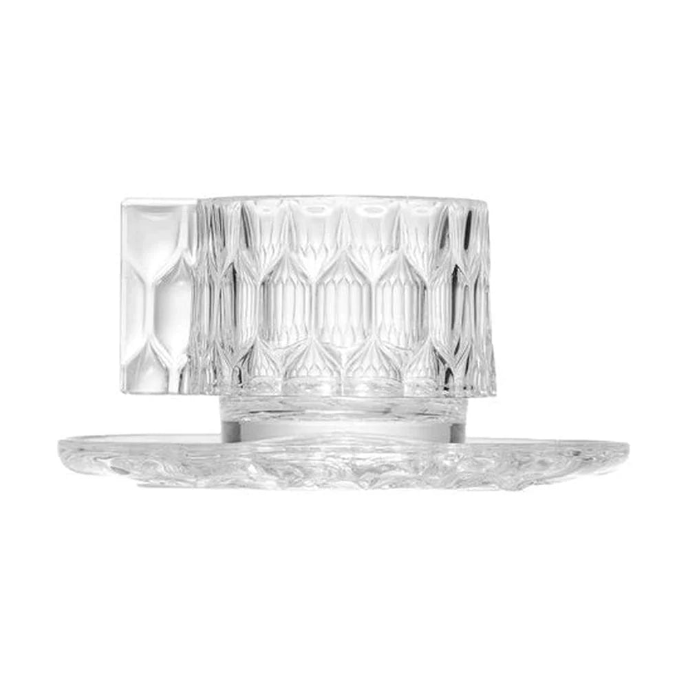 [product_category]-Kartell Jellies Family Set Of 4 Coffee Cups, Crystal-Kartell-8058967228656-01582B4-KAR-1