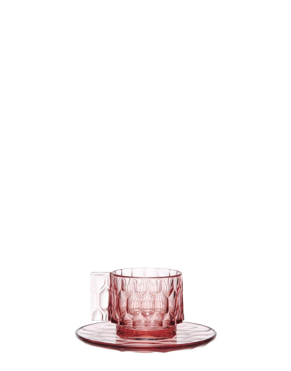 [product_category]-Kartell Jellies Family Set Of 4 Coffee Cups, Pink-Kartell-8058967228717-01582E9-KAR-2