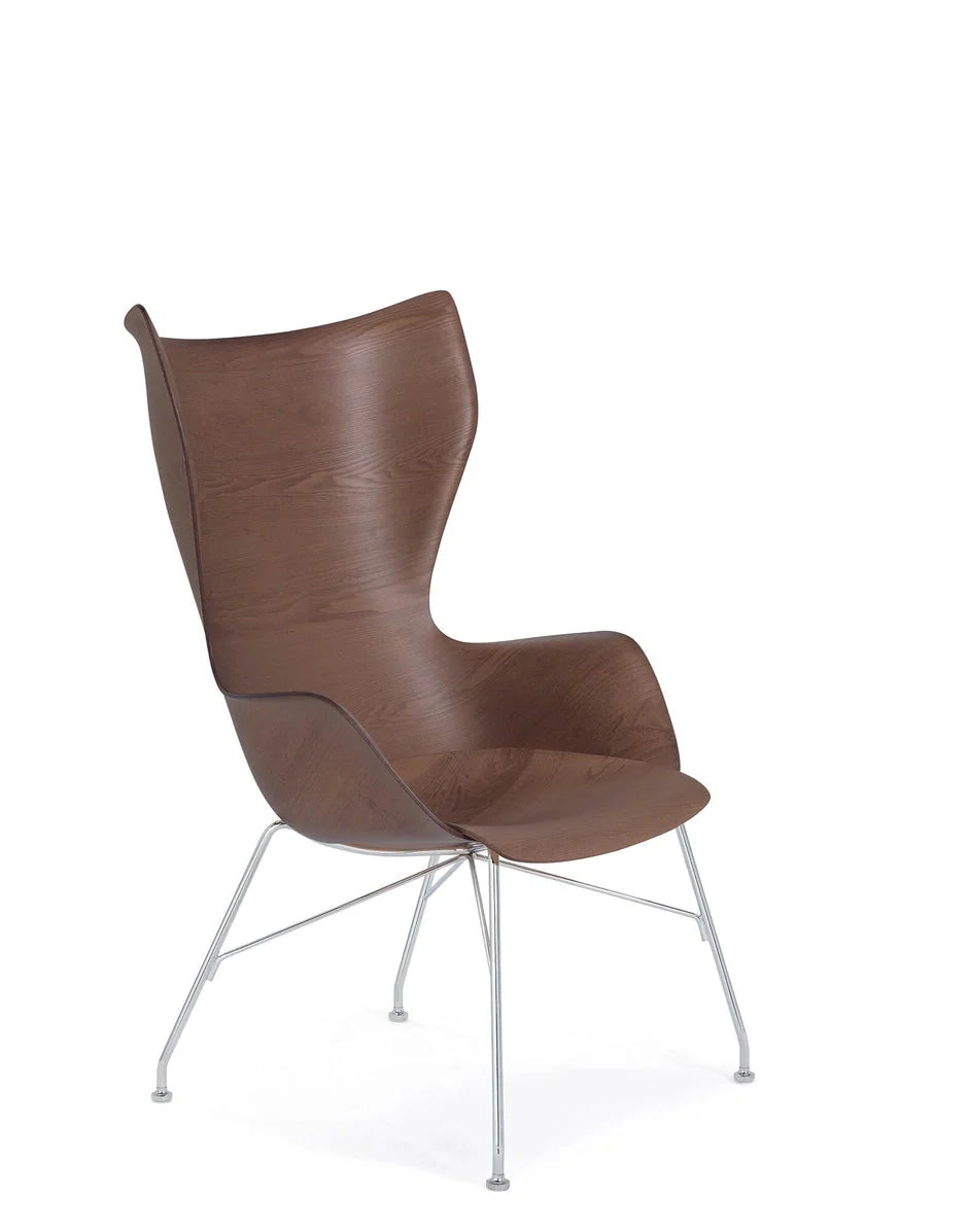 [product_category]-Kartell K/Wood Armchair Slatted Ash, Dark Wood/Chrome-Kartell-8058967295078-04916SC-KAR-2
