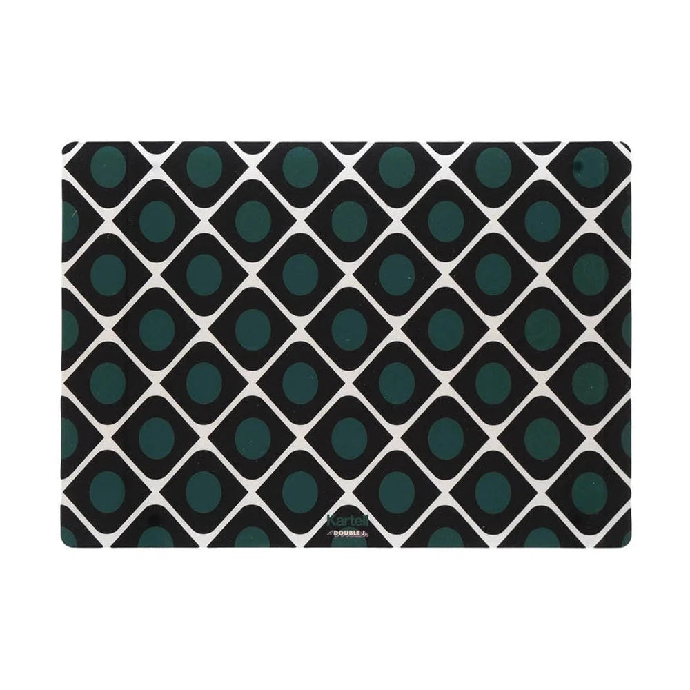 [product_category]-Kartell L'americana Set Of 4 Table Mats, Olive-Kartell-8058967275933-01445CC-KAR-1