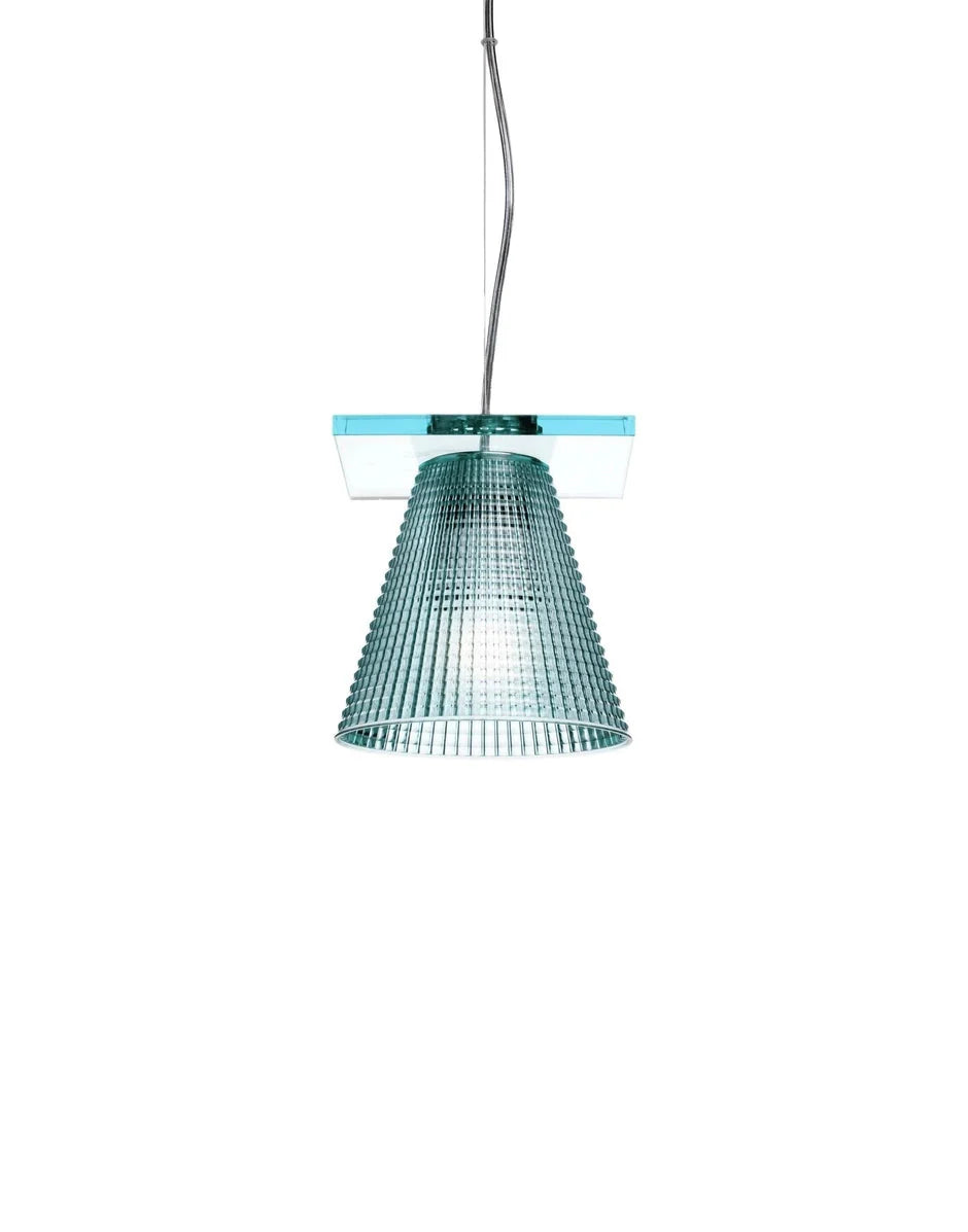 [product_category]-Kartell Light Air Transparent Suspension Lamp, Light Blue-Kartell-8058967197068-09130AZ-KAR-2