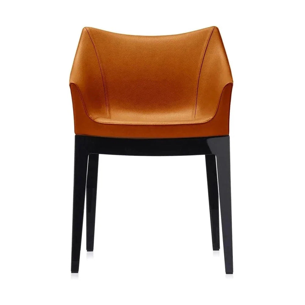 [product_category]-Kartell Madame Ecopelle Armchair, Black/Tobacco-Kartell-8058967284645-05838N8-KAR-1