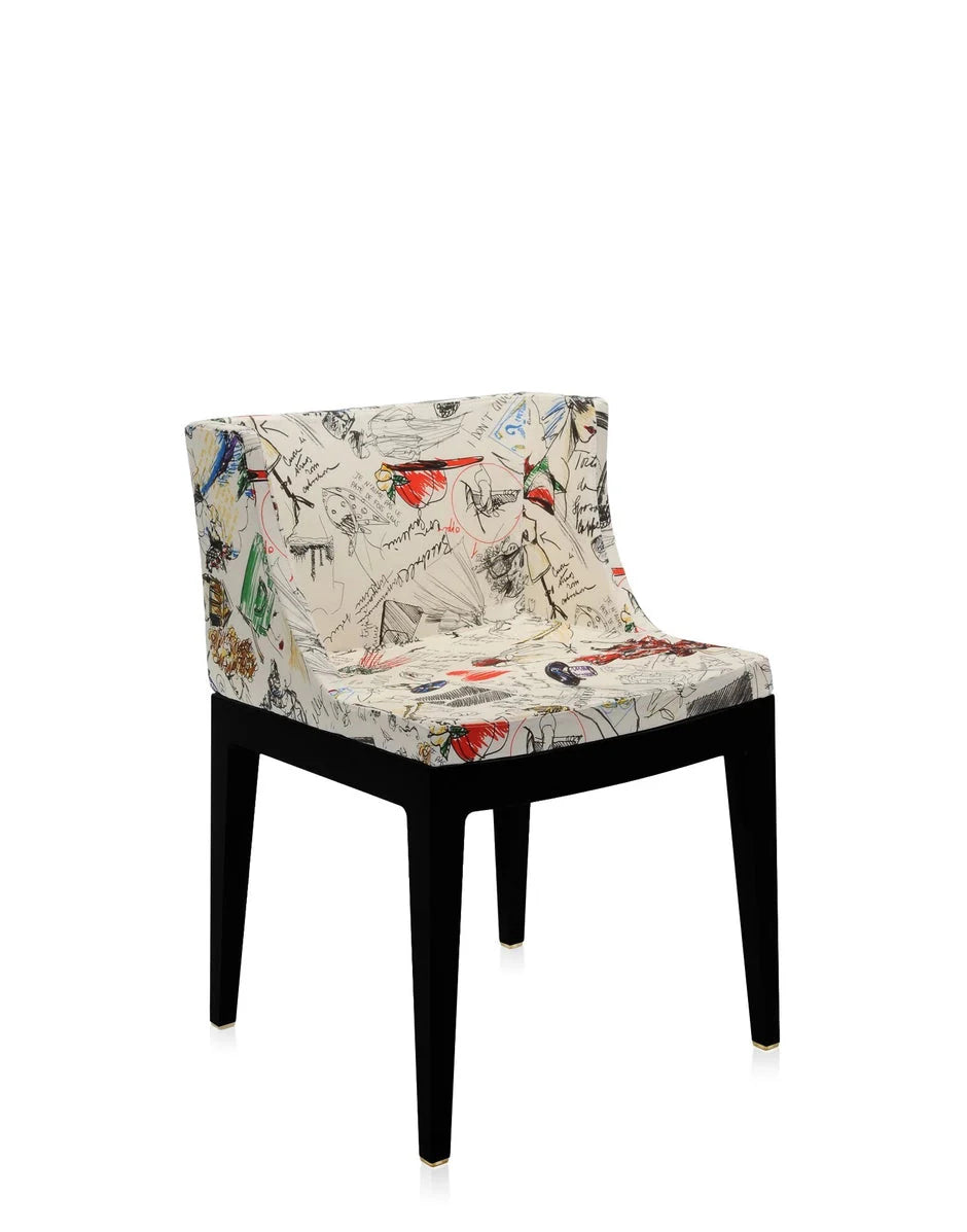 [product_category]-Kartell Mademoiselle à La Mode Armchair, Black/Sketches-Kartell-8058967065237-04896FM-KAR-2