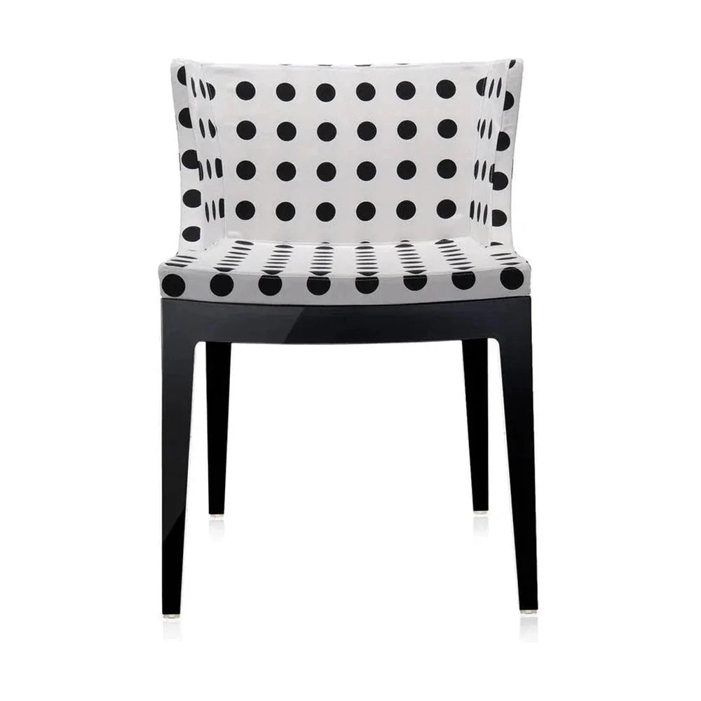 [product_category]-Kartell Mademoiselle à La Mode Armchair, Black/White Pattern-Kartell-8058967170207-04896PB-KAR-1