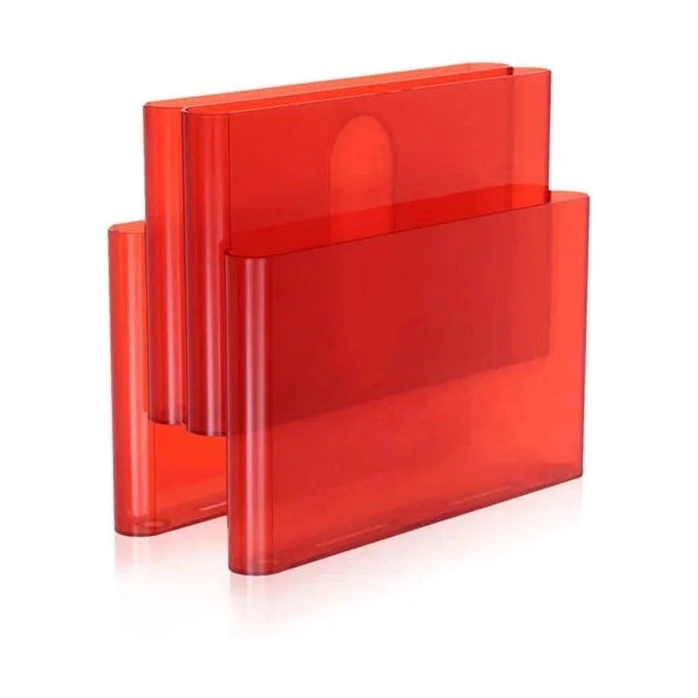 [product_category]-Kartell Magazine Holder, Red Orange-Kartell-8034105780095-0467631-KAR-1