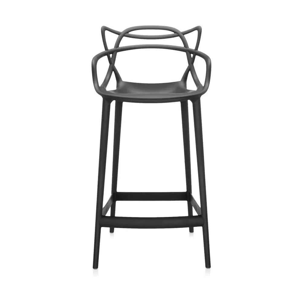 [product_category]-Kartell Masters Stool 65 Cm, Black-Kartell-8058967184761-0586909-KAR-1