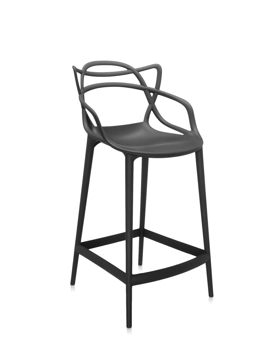 [product_category]-Kartell Masters Stool 65 Cm, Black-Kartell-8058967184761-0586909-KAR-2
