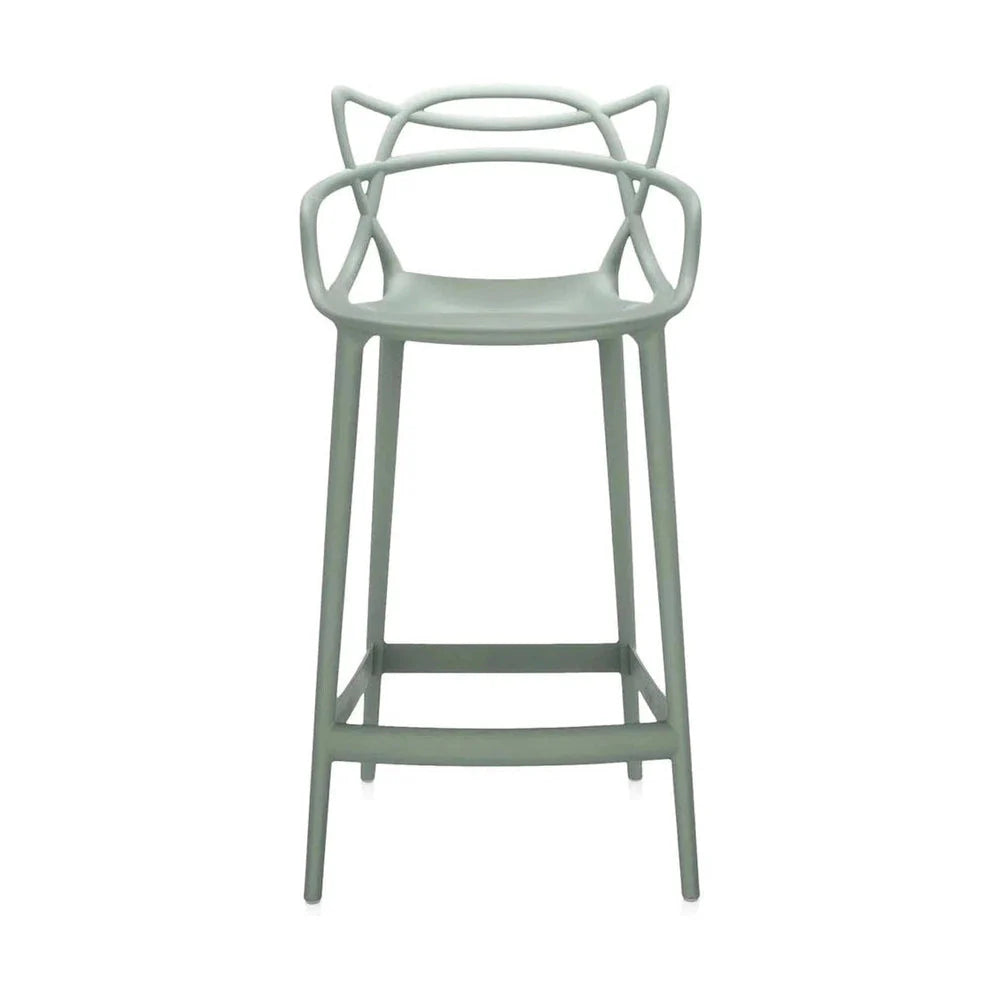 [product_category]-Kartell Masters Stool 65 Cm, Sage Green-Kartell-8058967184785-0586914-KAR-1
