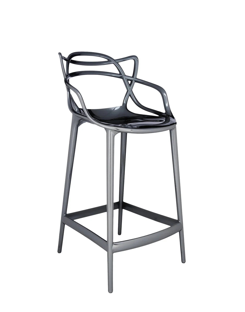 [product_category]-Kartell Masters Stool 65 Cm, Titanium-Kartell-8058967228861-05849TT-KAR-2