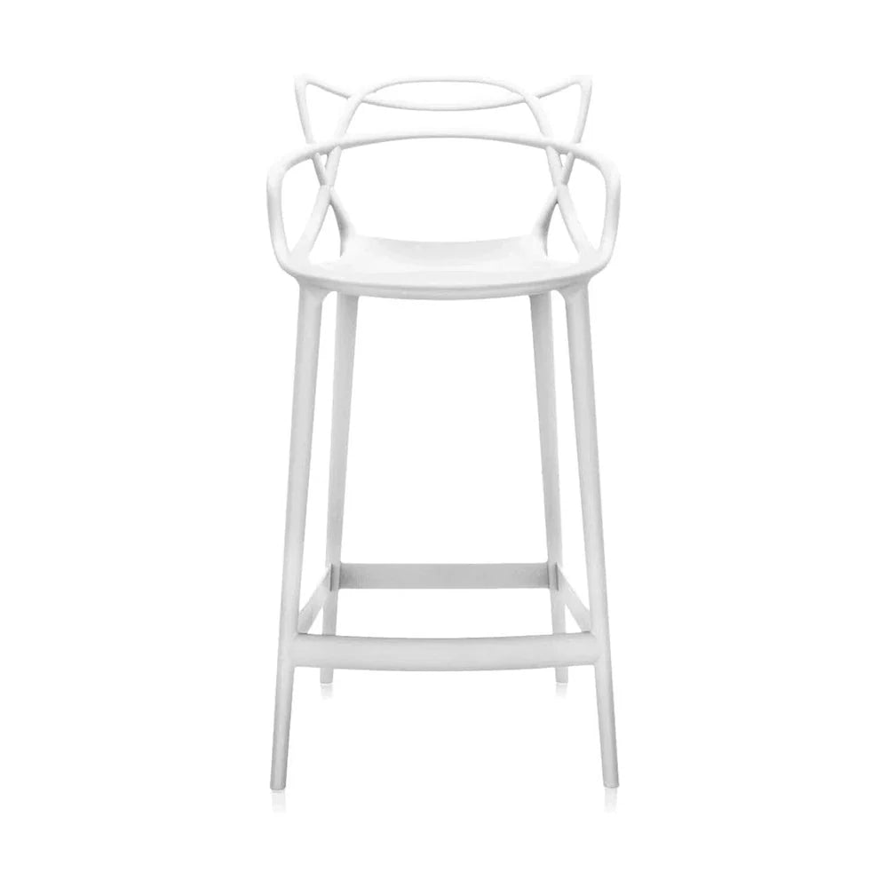 [product_category]-Kartell Masters Stool 65 Cm, White-Kartell-8058967184723-0586903-KAR-1