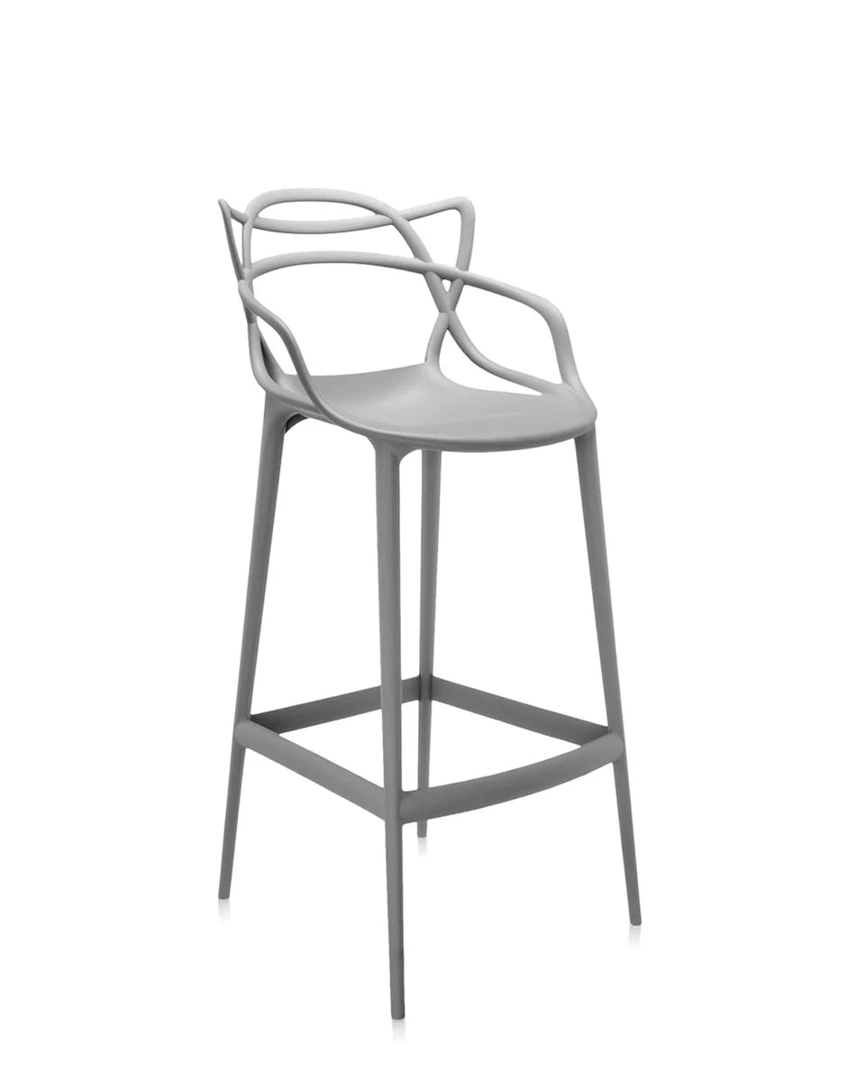 [product_category]-Kartell Masters Stool 75 Cm, Grey-Kartell-8058967184648-0586807-KAR-2
