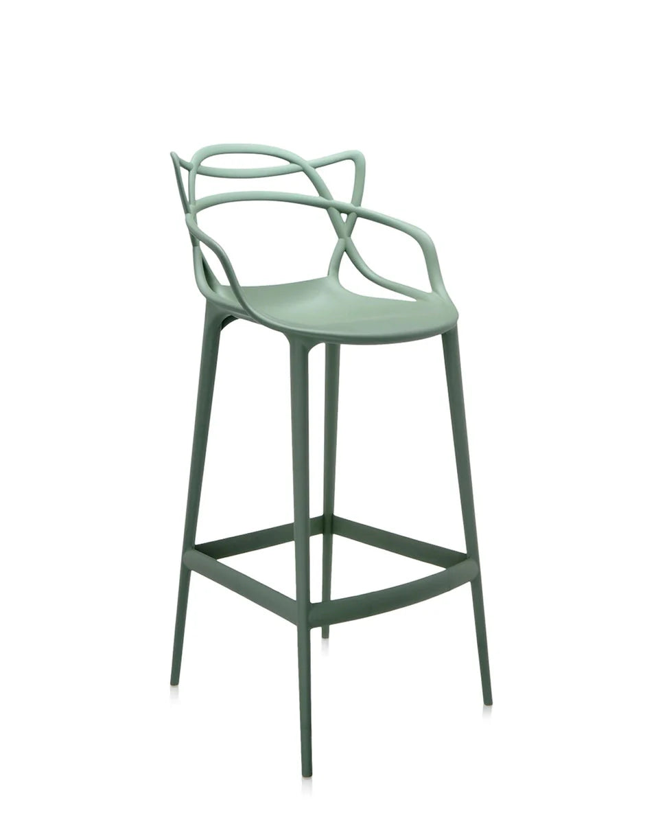 [product_category]-Kartell Masters Stool 75 Cm, Sage Green-Kartell-8058967184686-0586814-KAR-2