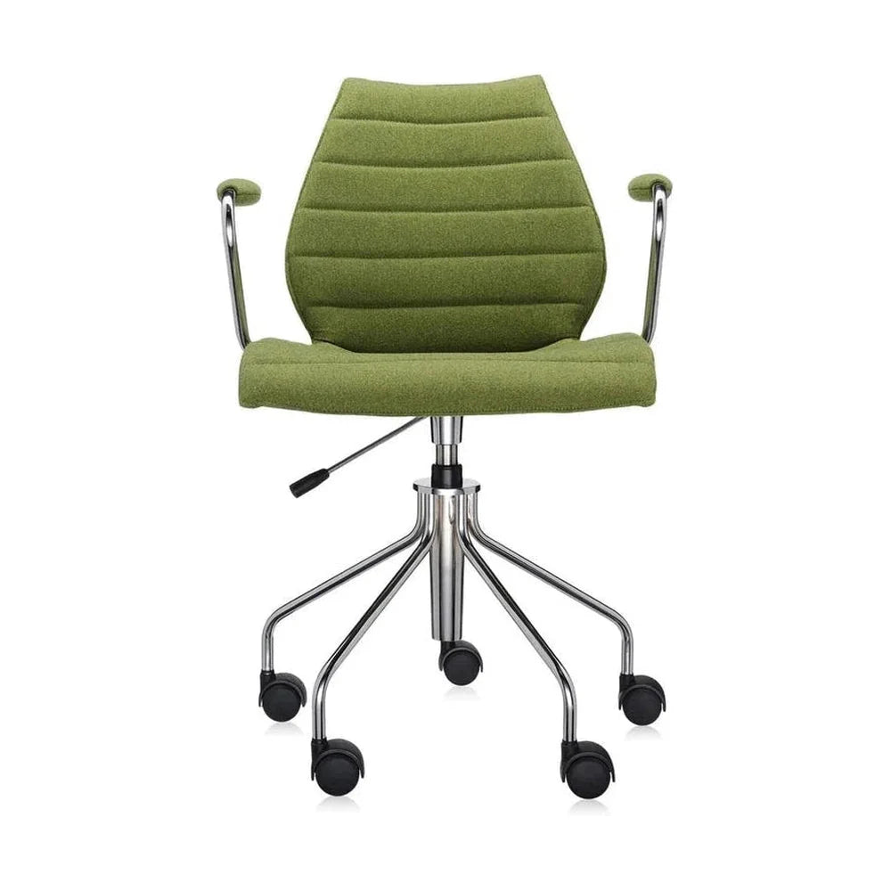 [product_category]-Kartell Maui Soft Trevira Armchair, Acid Green-Kartell-8058967176391-02897SS-KAR-1