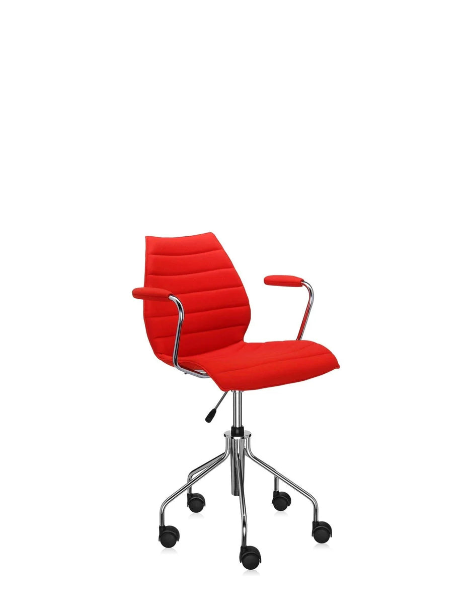 [product_category]-Kartell Maui Soft Trevira Armchair, Red-Kartell-8058967176353-02897GG-KAR-2
