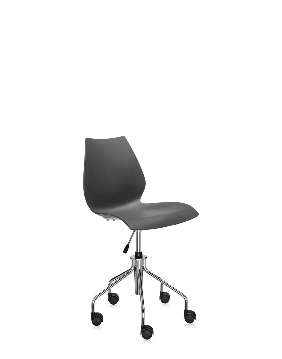 [product_category]-Kartell Maui Swivel Chair, Charcoal-Kartell-8058967037265-028781M-KAR-2