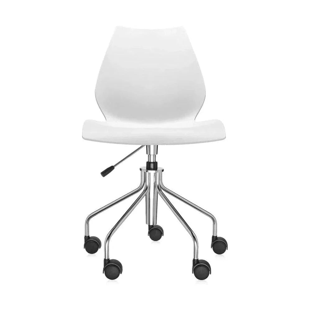 [product_category]-Kartell Maui Swivel Chair, Zinc White-Kartell-8058967037289-028782M-KAR-1