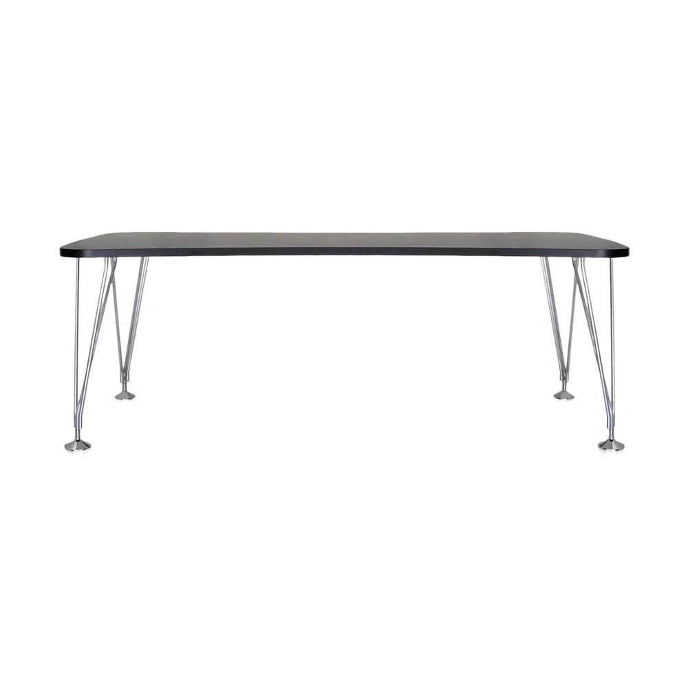 [product_category]-Kartell Max Desk 190x90 Cm, Slate/Chrome-Kartell-8058967045123-045172A-KAR-1