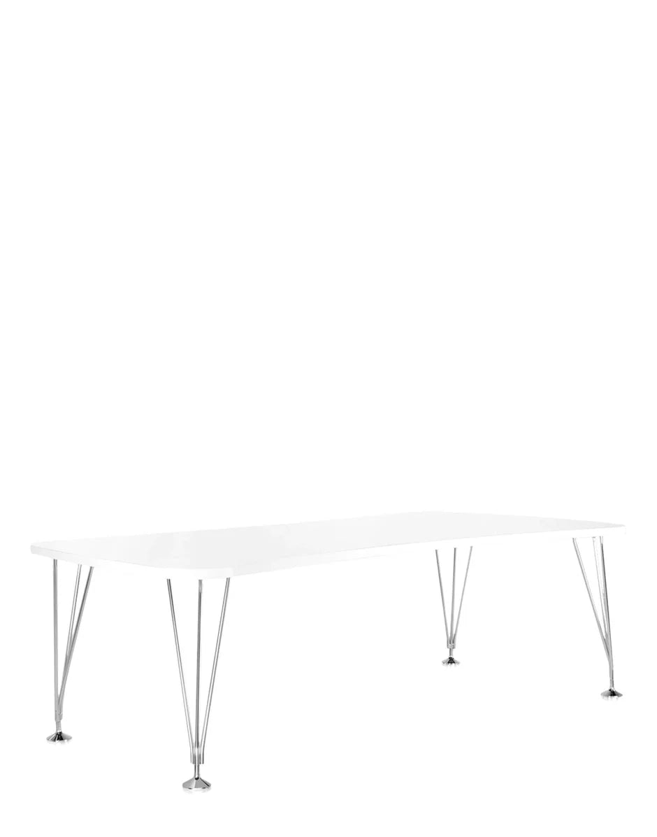 [product_category]-Kartell Max Desk 190x90 Cm, White Zinc/Chromium-Kartell-8058967045147-045172M-KAR-2