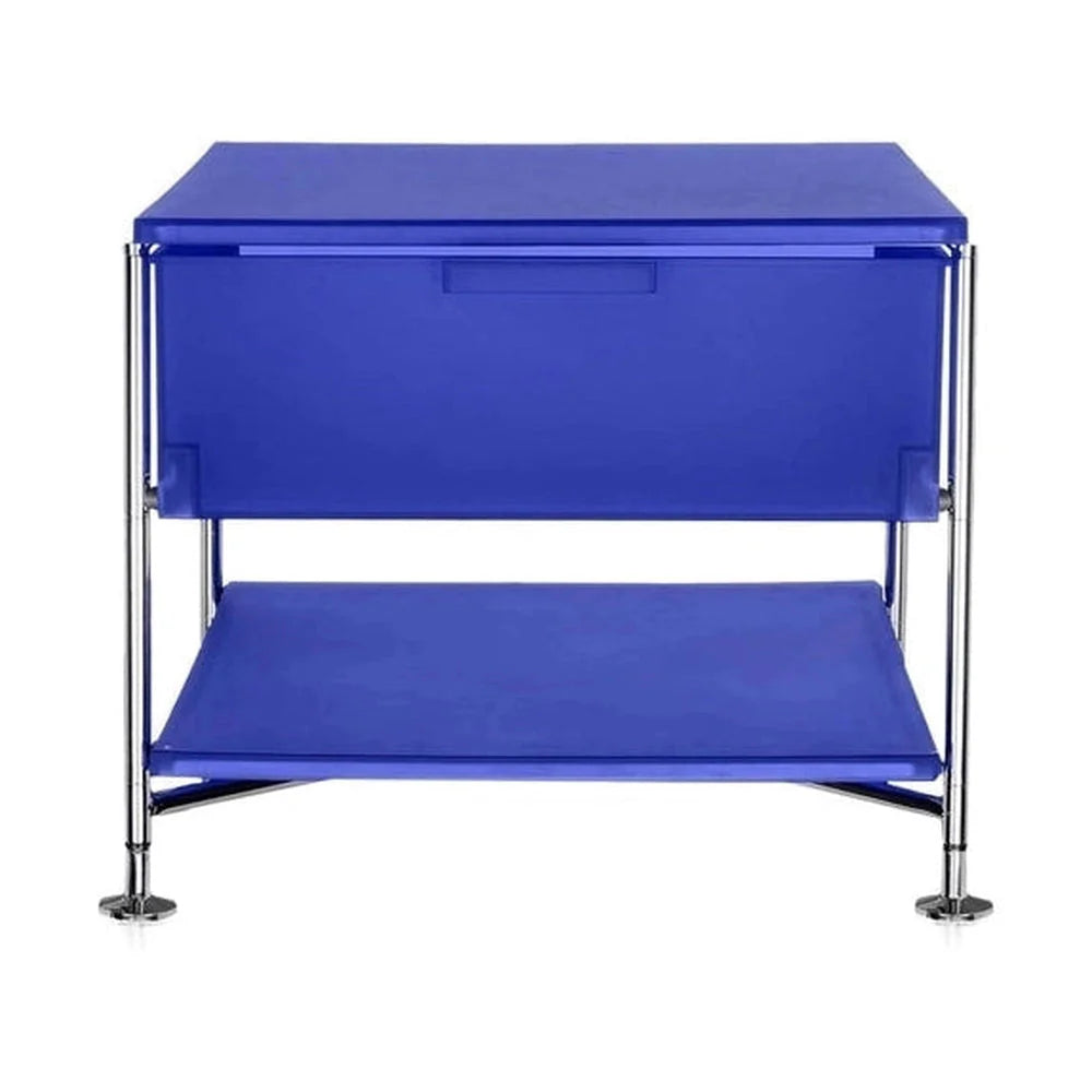 [product_category]-Kartell Mobil 1 Drawer With Feet, Cobalt Blue-Kartell-8058967026283-02001L2-KAR-1
