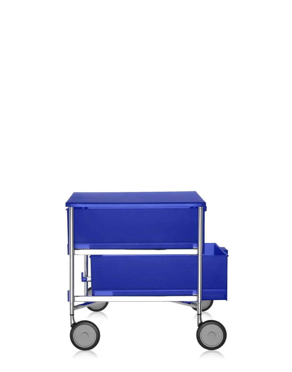 [product_category]-Kartell Mobil 2 Drawer With Wheels, Cobalt Blue-Kartell-8058967026467-02004L2-KAR-2
