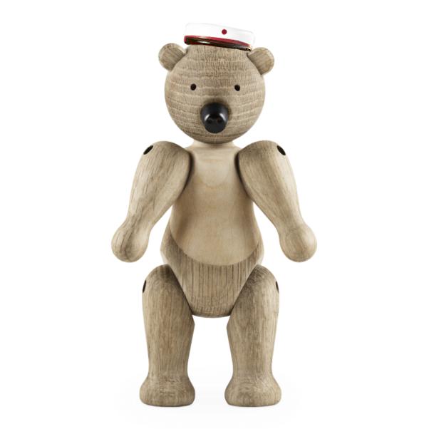 [product_category]-Kay Bojesen Bear Small, With Blue Student Cap-Kay Bojesen-39251+39231-KAY-1