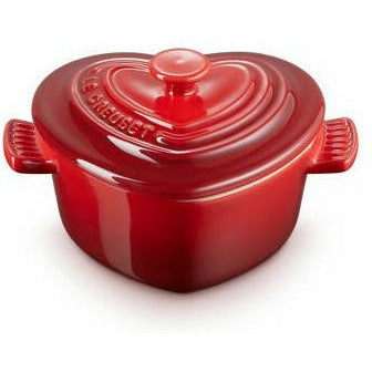 Le Creuset Mini Cocotte D'Amour 10 Cm, Kirschrot