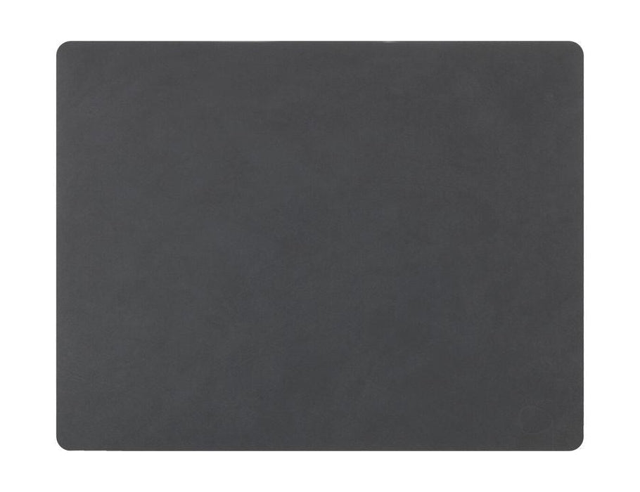 [product_category]-Lind Dna Square Placemat Nupo Leather L, Anthracite-Lind DNA-5711590123301-981169-LIN-1