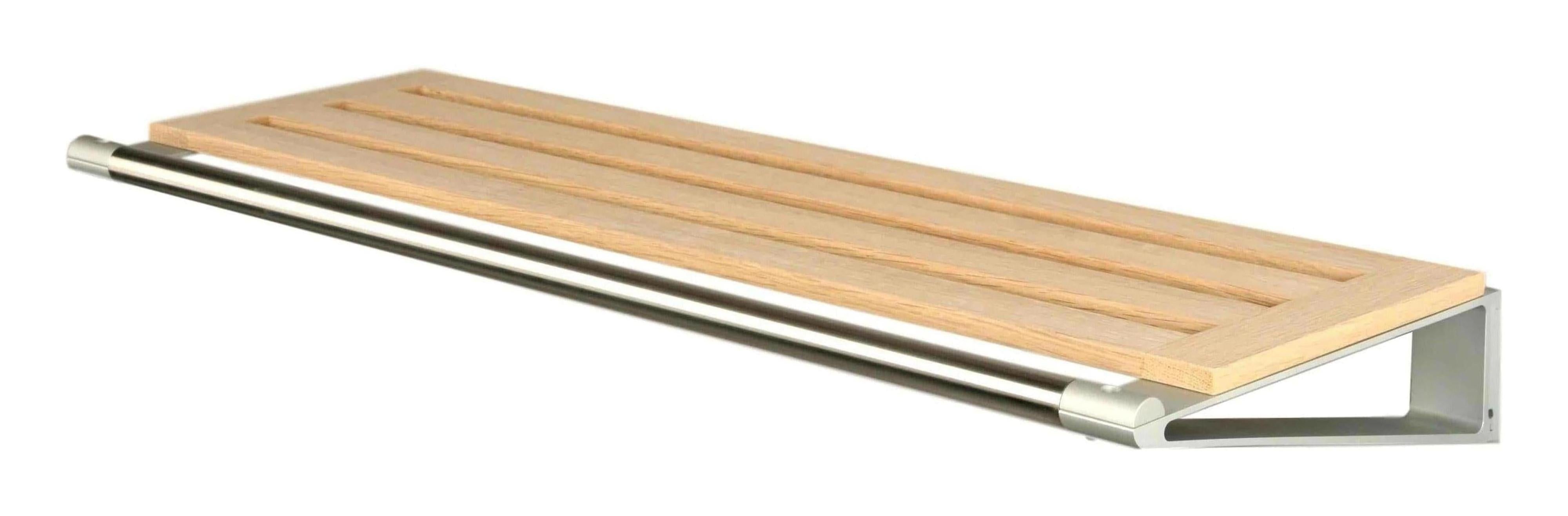 Loca Knax Hat Shelf 40 Cm, Oak Oiled/Grey