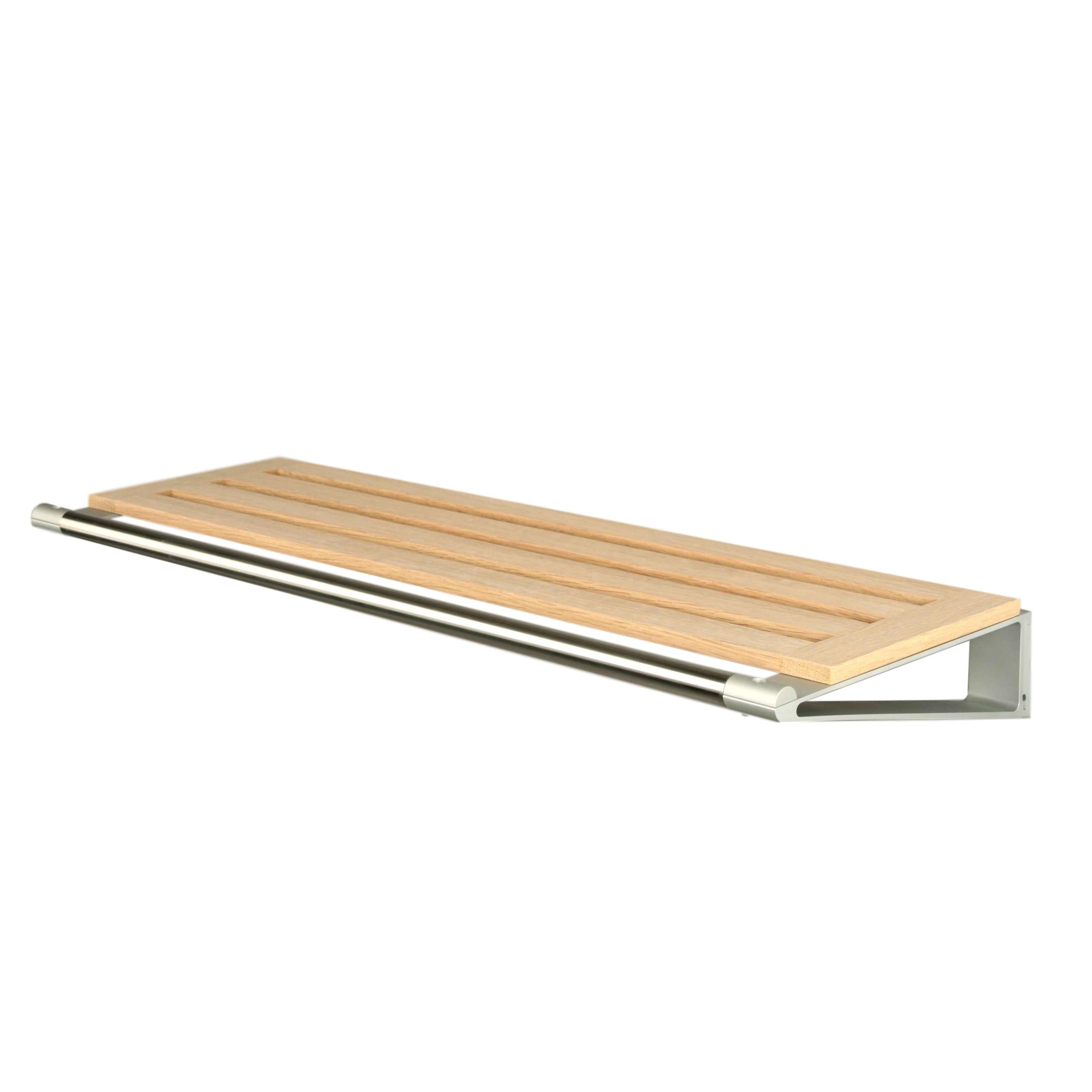 Loca Knax Hat Shelf 40 Cm, Oak Oiled/Grey