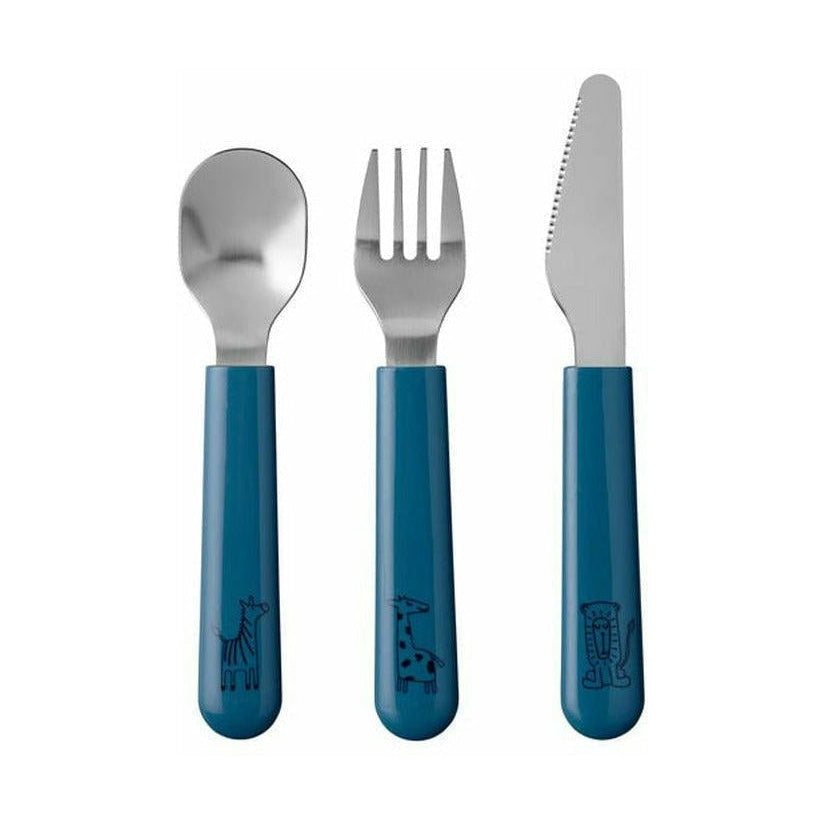 [product_category]-Mepal Mio Children's Cutlery Set 3 Pcs, Dark Blue-Mepal-8711269993478-13759-MEP-1