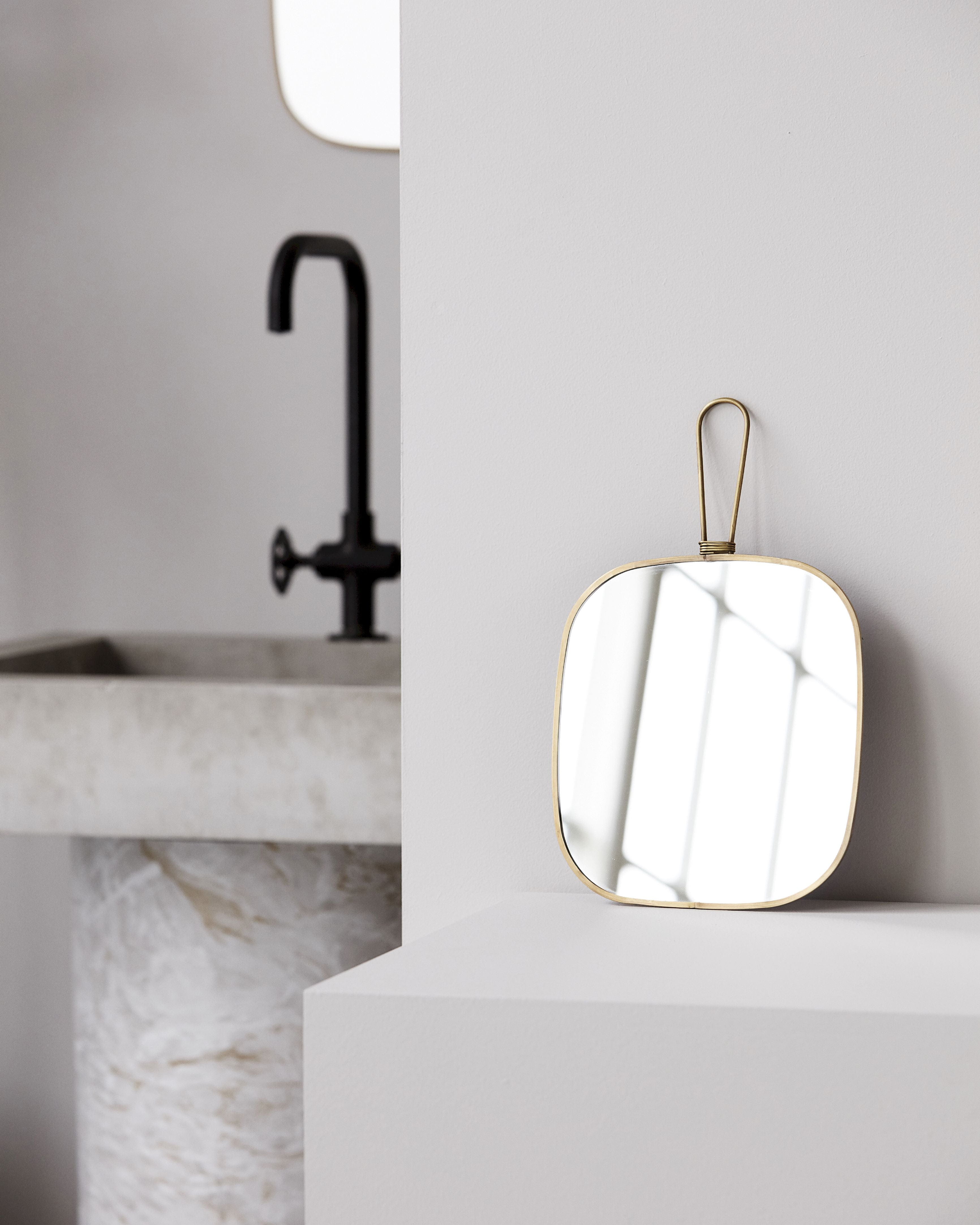 [product_category]-Meraki Mirror With Frame 20x22 Cm, Antique Brass-Meraki-5707644629035-303990003-MER-2