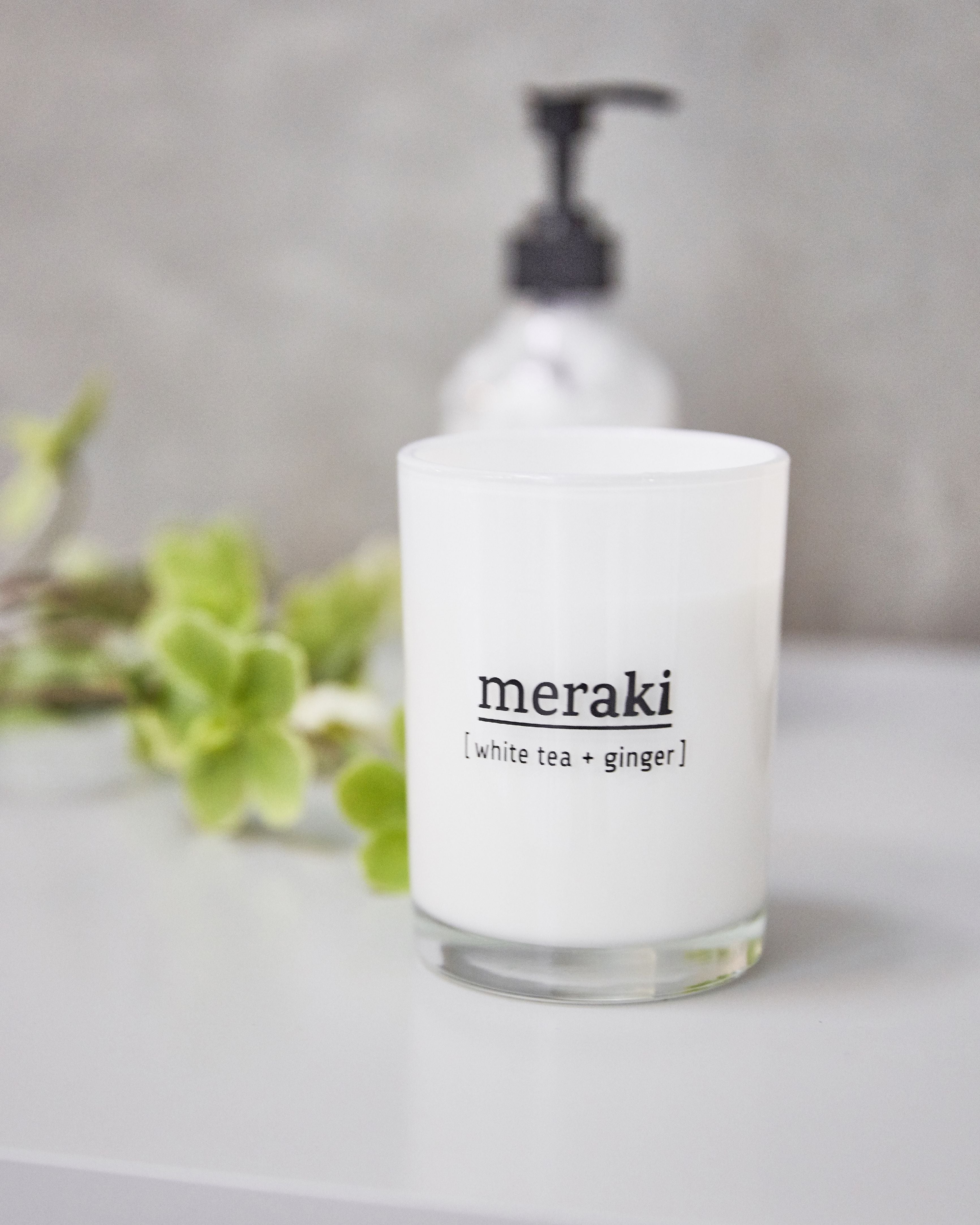 [product_category]-Meraki Scented Candle H10.5 Cm, White Tea & Ginger-Meraki-5707644420885-308150012-MER-2