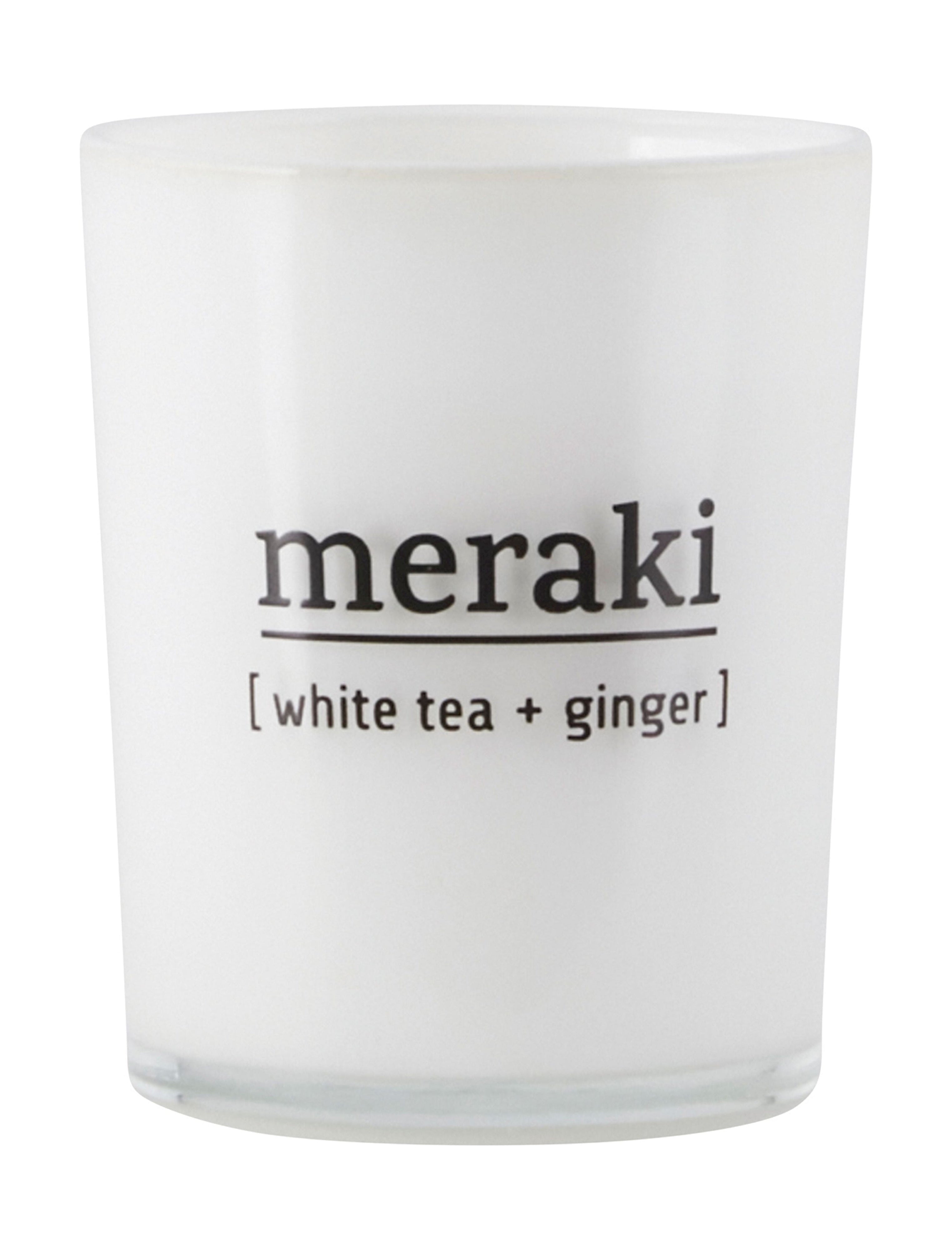 [product_category]-Meraki Scented Candle H6.7 Cm, White Tea & Ginger-Meraki-5707644420915-308150022-MER-1