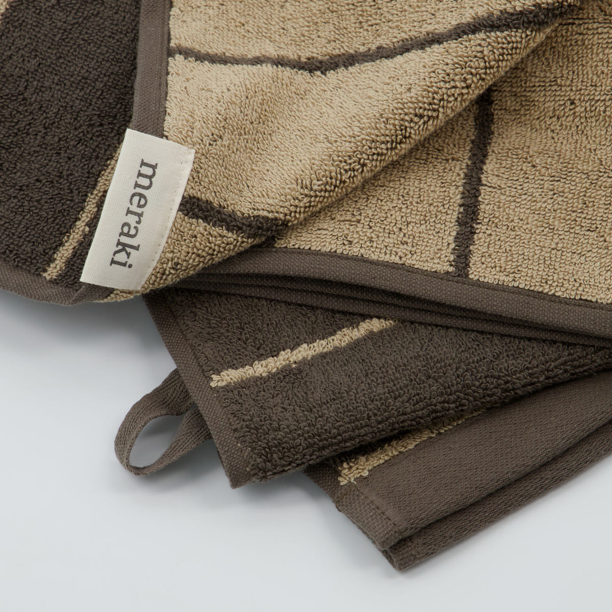 [product_category]-Meraki Towel Stripe 70x140 Cm, Army-Meraki-5707644859500-361321011-MER-2
